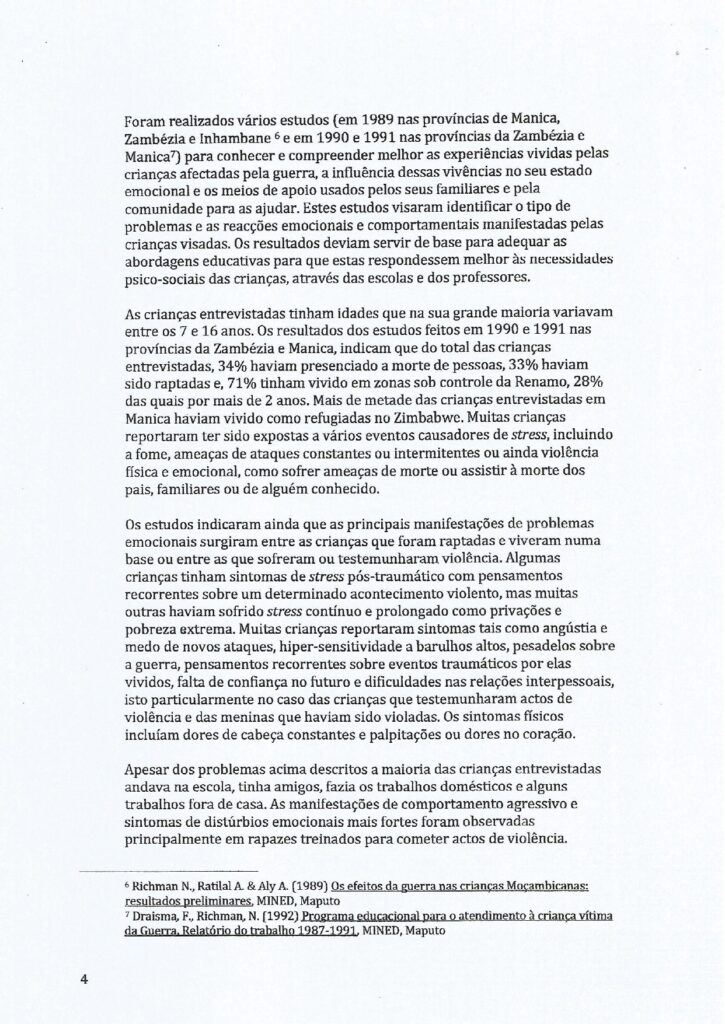 a resposta da educação durante o conflito armado programa educacional para o atendimento à criança em situação dificil (1987 1992) page 0002