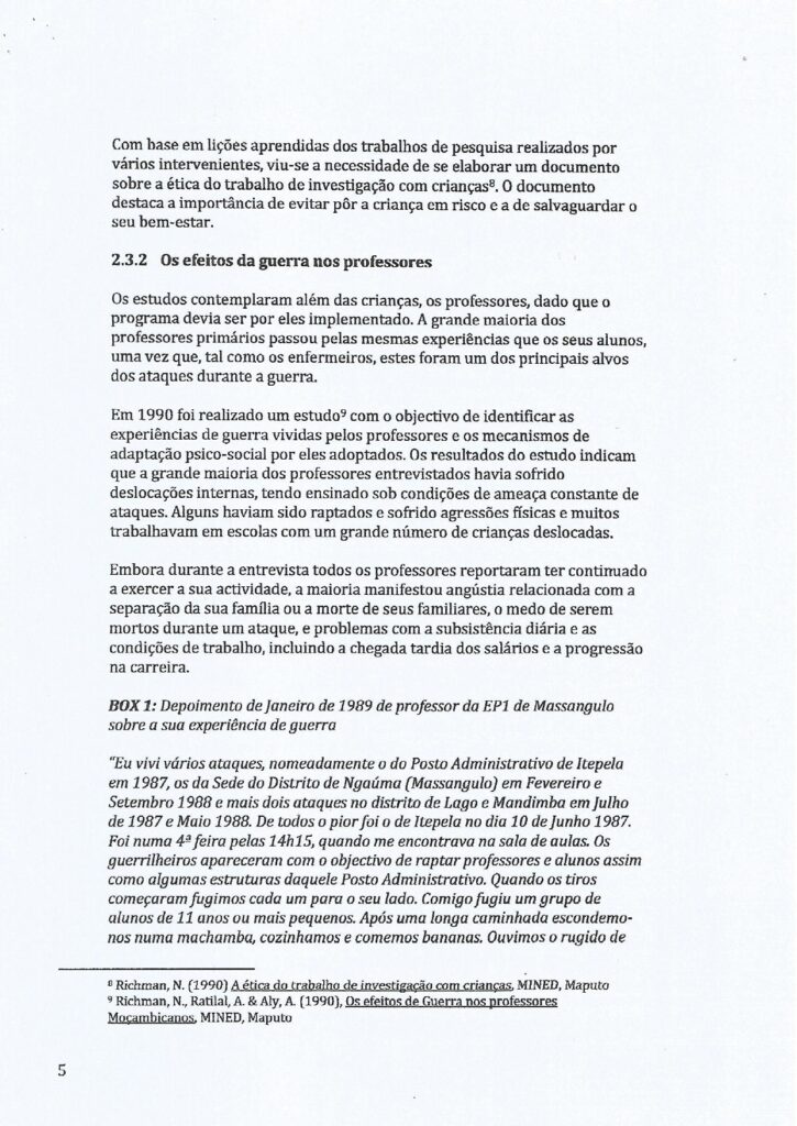 a resposta da educação durante o conflito armado programa educacional para o atendimento à criança em situação dificil (1987 1992) page 0003