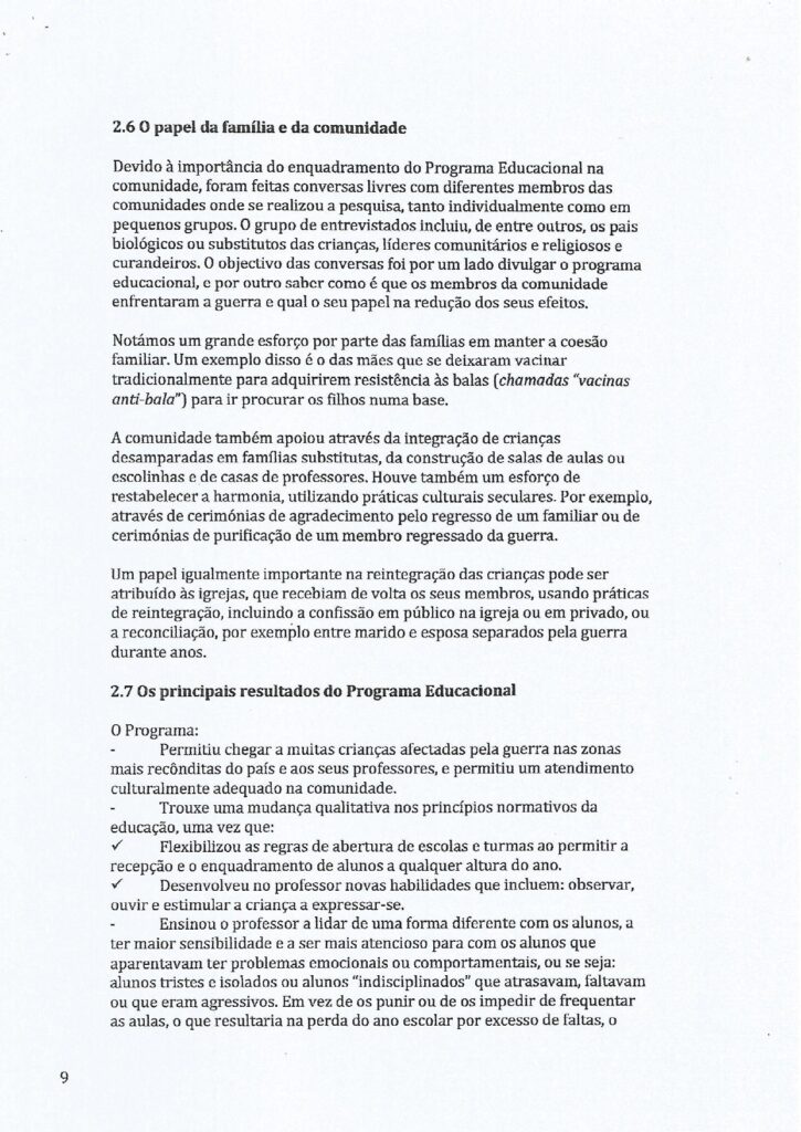 a resposta da educação durante o conflito armado programa educacional para o atendimento à criança em situação dificil (1987 1992) page 0007