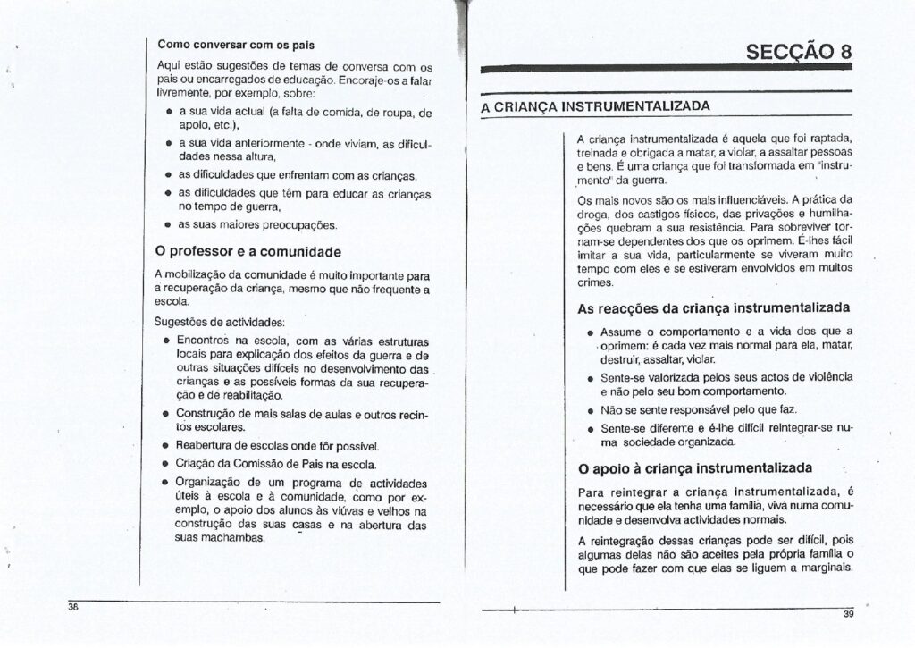 o atendimento à criança em situação dificil (falta 34 a 37) page 0020