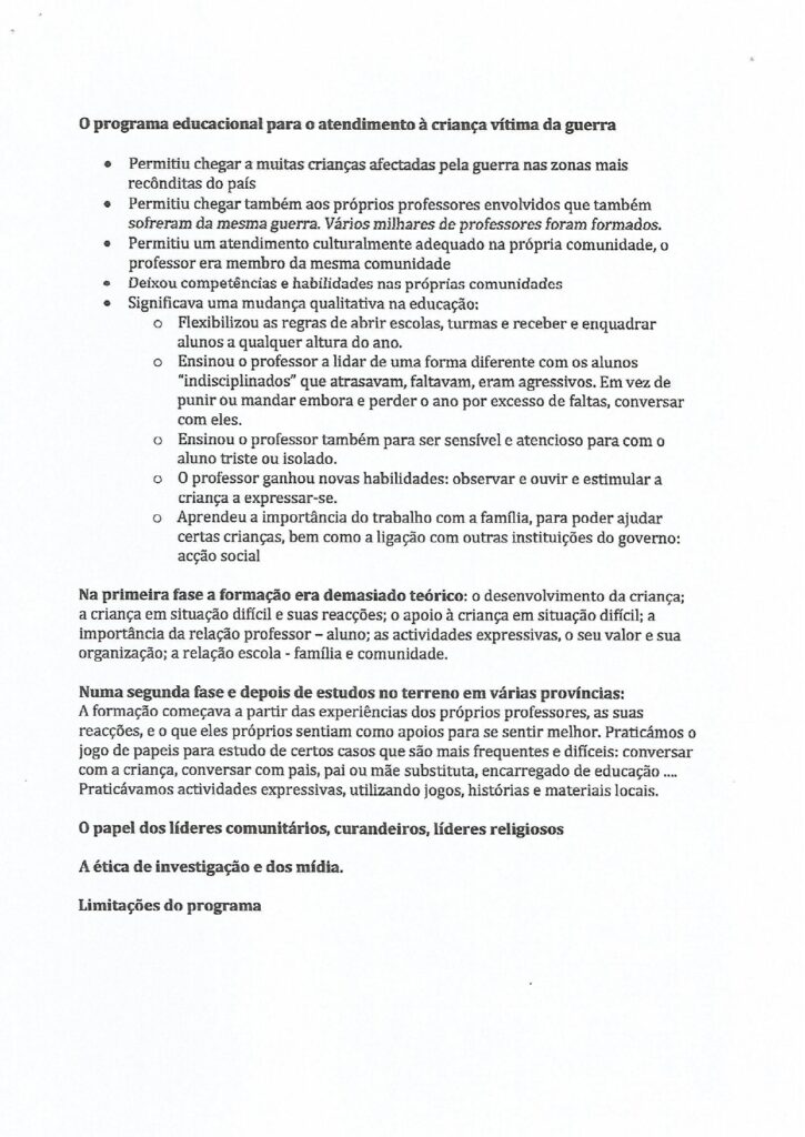 programa educacional para o atendimento à criança vítima da guerra 1987 1992 (pontos para a mesa redonda) page 0003